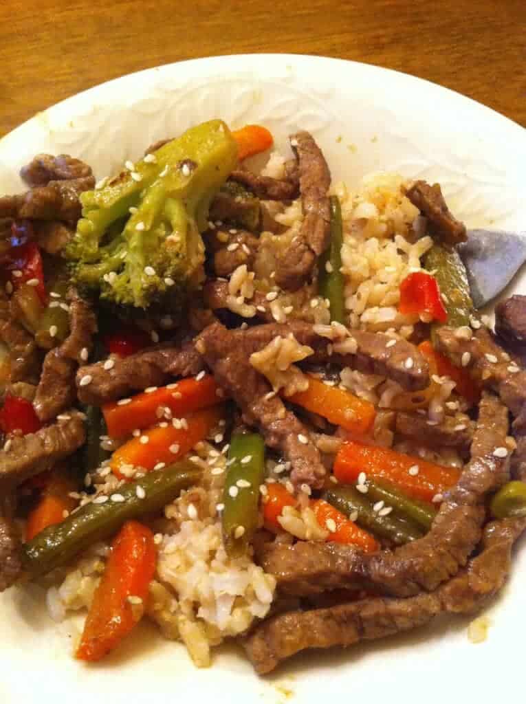 Beef and Veggie Ginger Stir Fry