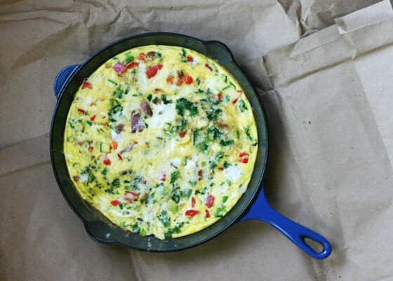 Kale & Bacon Frittata