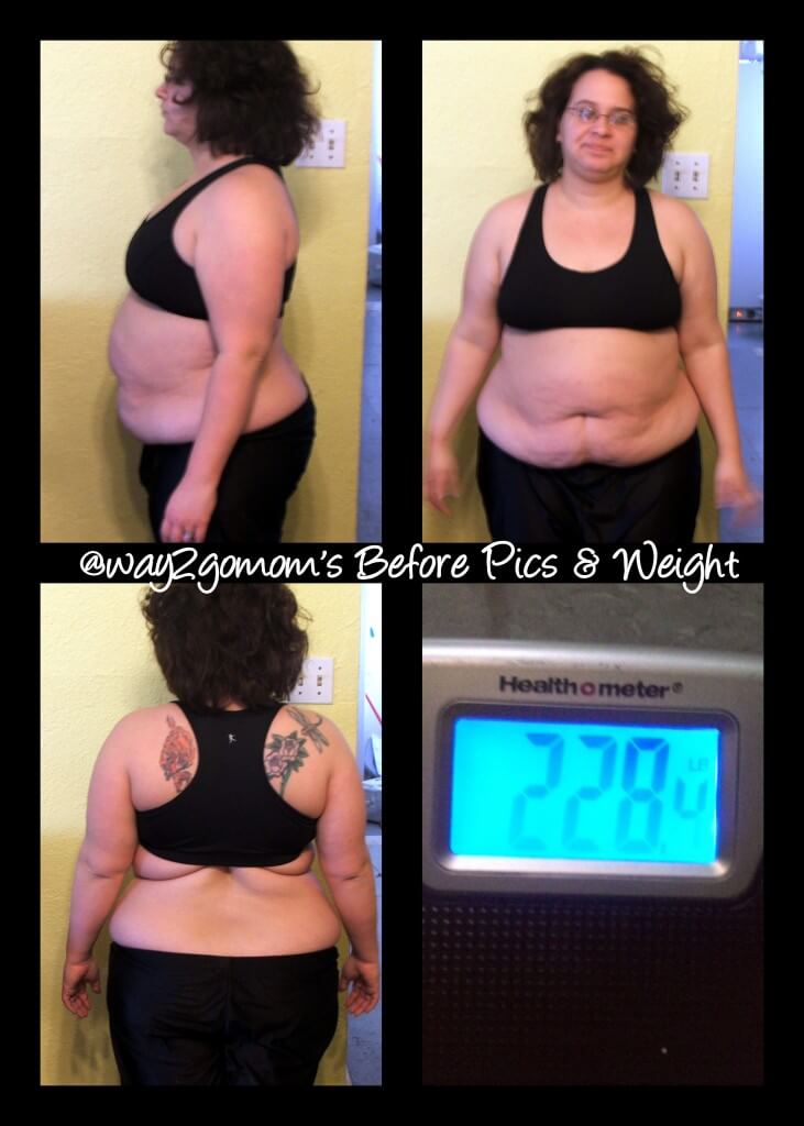 way2gomom week 1 before pics