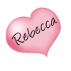 big puffy heart love rebecca