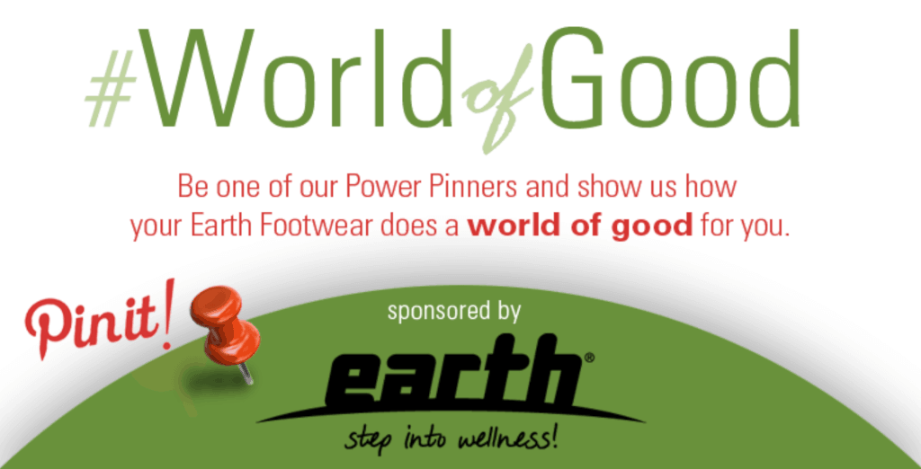 #worldofgood Pinning application graphic