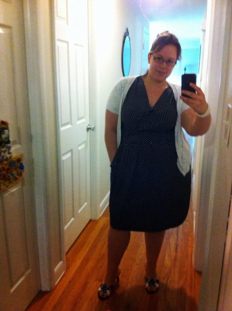 Look at me rocking my new dress!