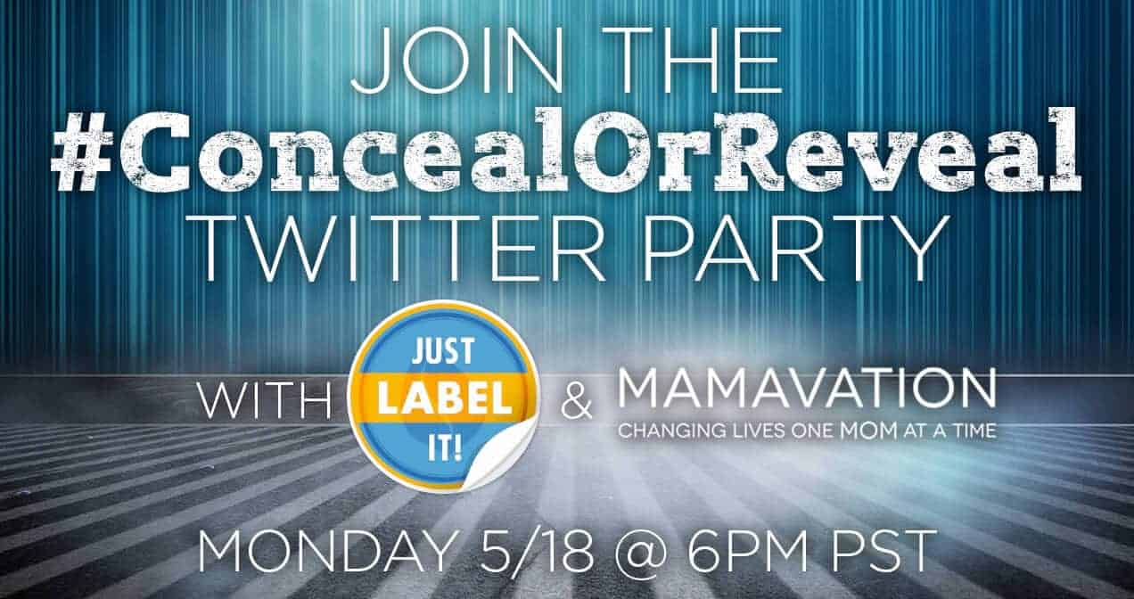 #ConcealorReveal Quaker Just Label It Twitter Party
