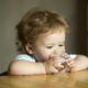 toddler drinking tap water
