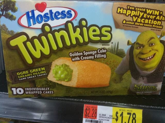 Shrek Green Ogre Twinkies