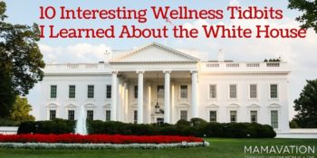 The White House:10 Interesting Wellness Tidbits I Learned 2