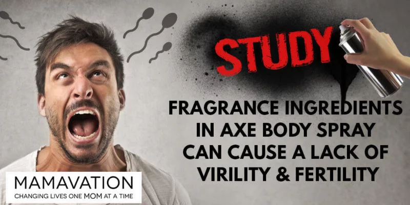 Study: Fragrance Ingredients in Axe Body Spray is Connected With a Lack of Virility & Fertility