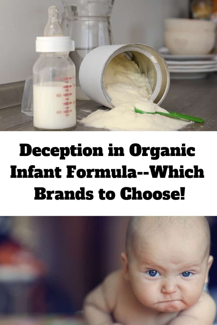 Organic infant formula has a deceptive past. Most brands contain ingredients not allowable in the organic standards. Somehow this has been overlooked and ignored until Leah Segedie sued one brand in particular, Earth's Best.