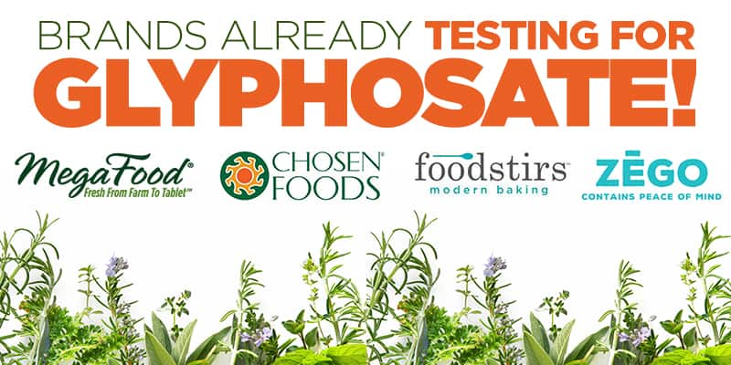 brands that test for glyphosate
