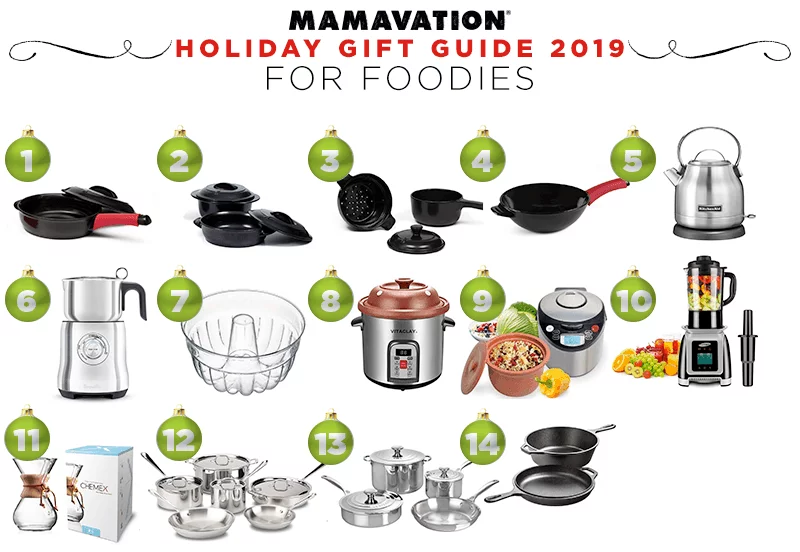 Mamavation's Holiday gift guide for foodies in 2019