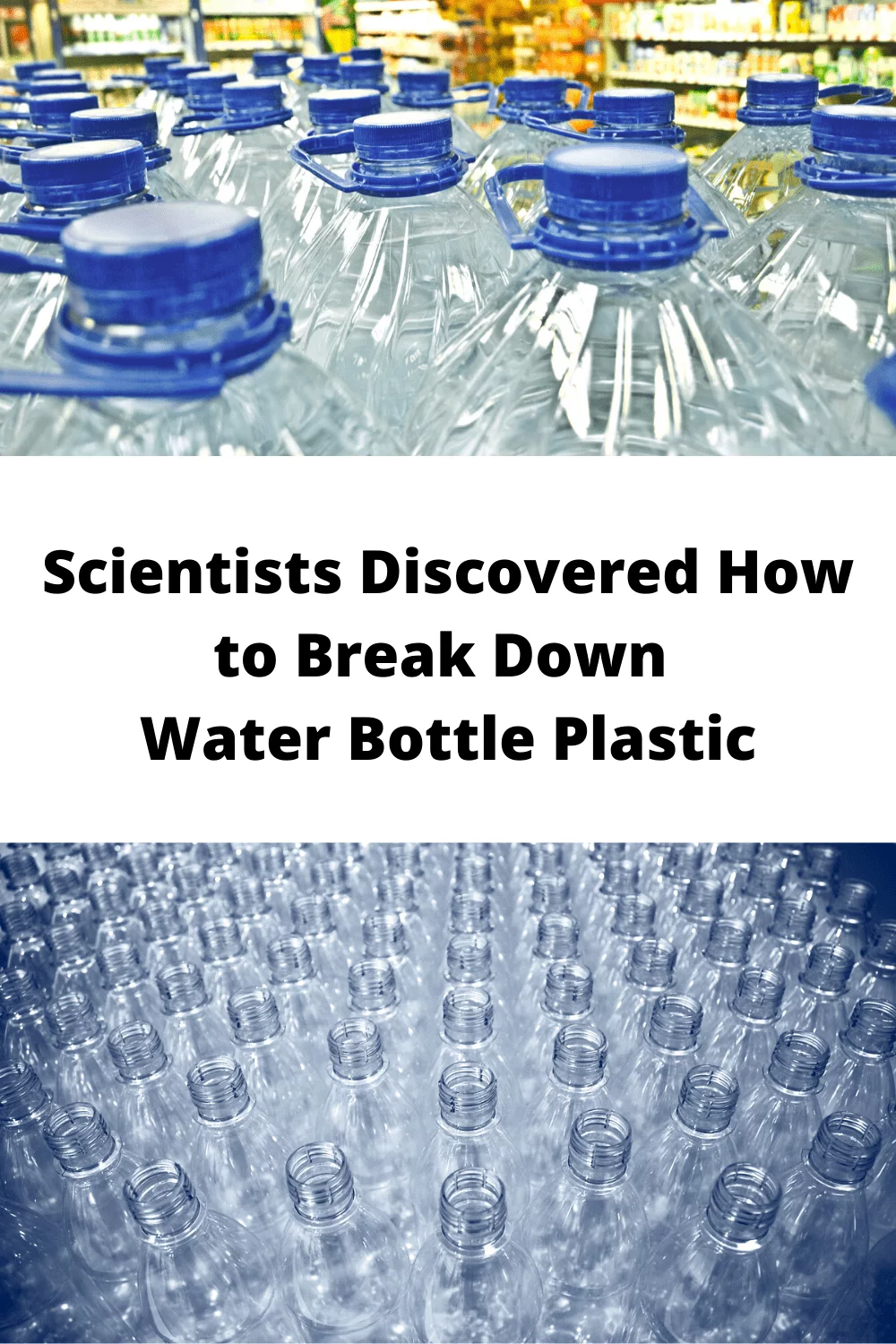 Scientists Discovered How to Break Down Water Bottle Plastic