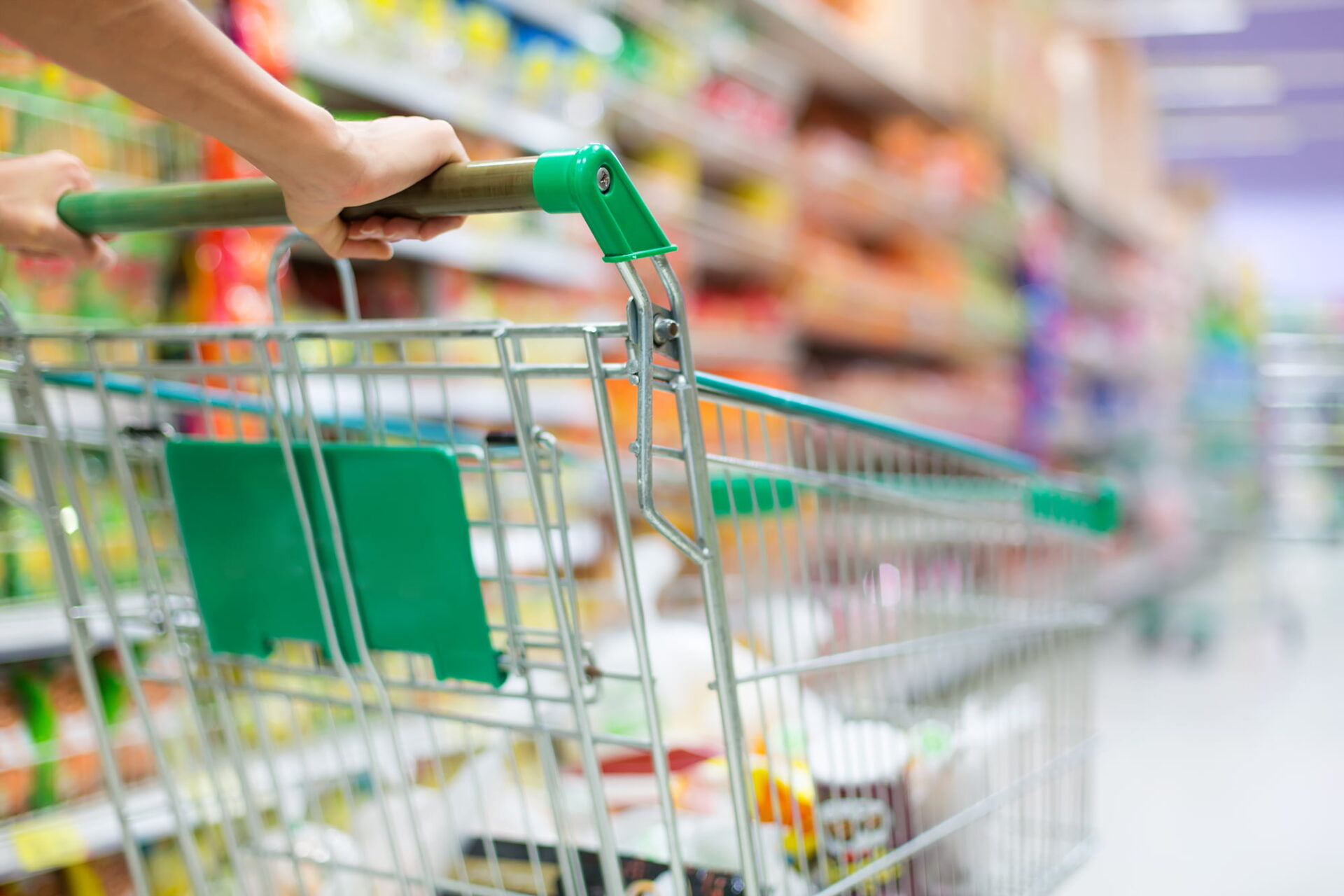 grocery store cart
