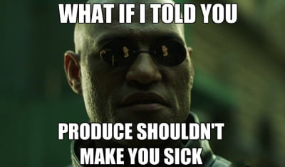 what if I told you produce shouldn't make you sick