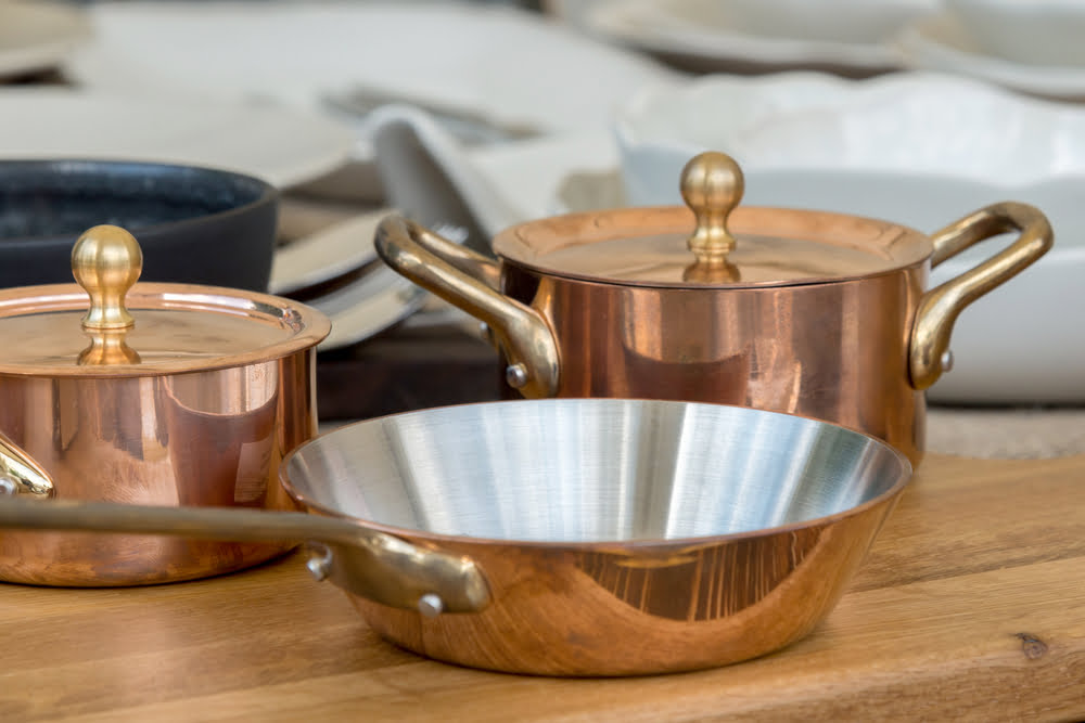 the new copper cookware - pots and pans