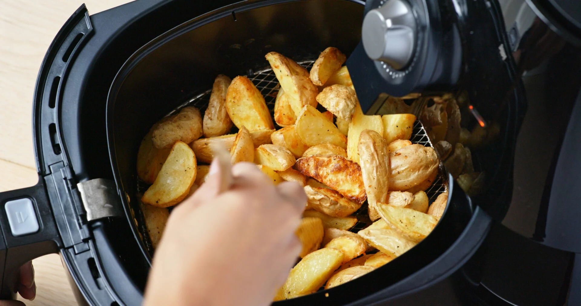 Air fryer homemade grilled potato