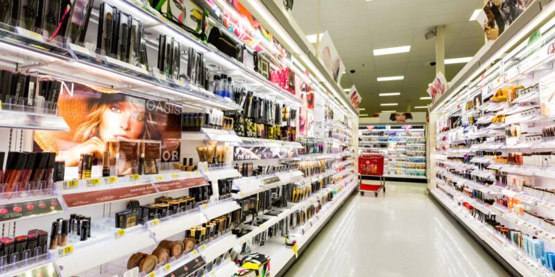 Walking through Target's Clean Beauty Aisle