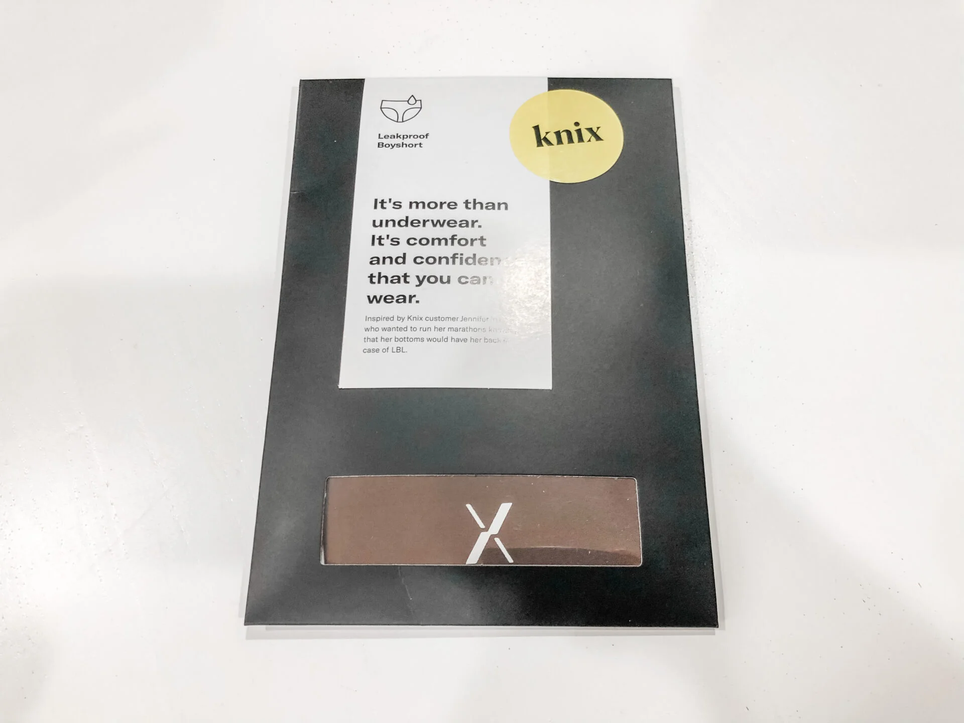 Knix Period Underwear Boyshorts PFAS Lab Tests