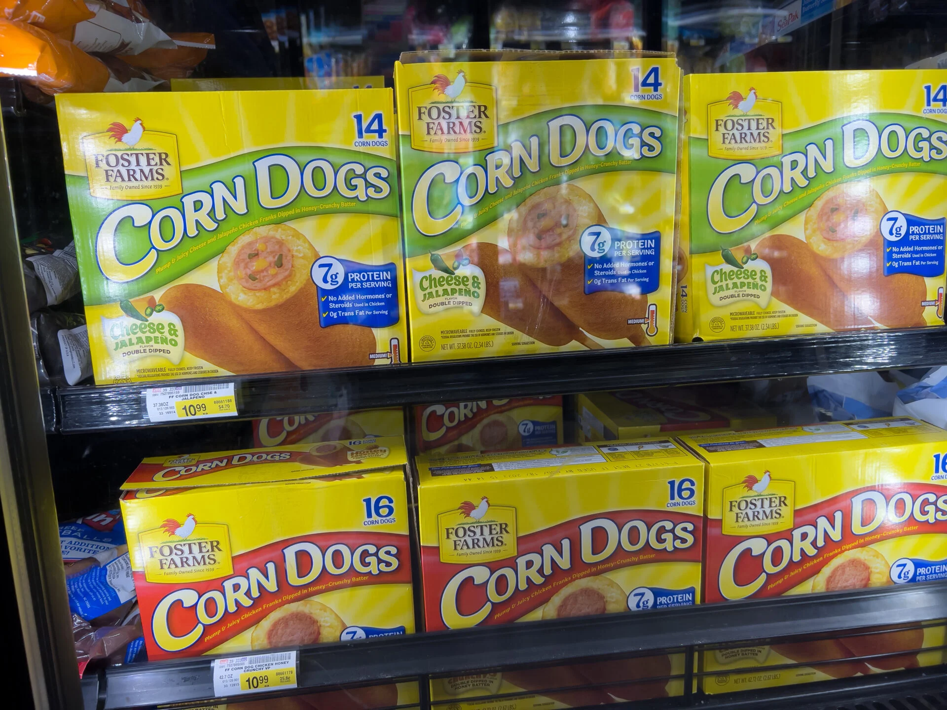 Processed food corn dogs likely containing phthalates